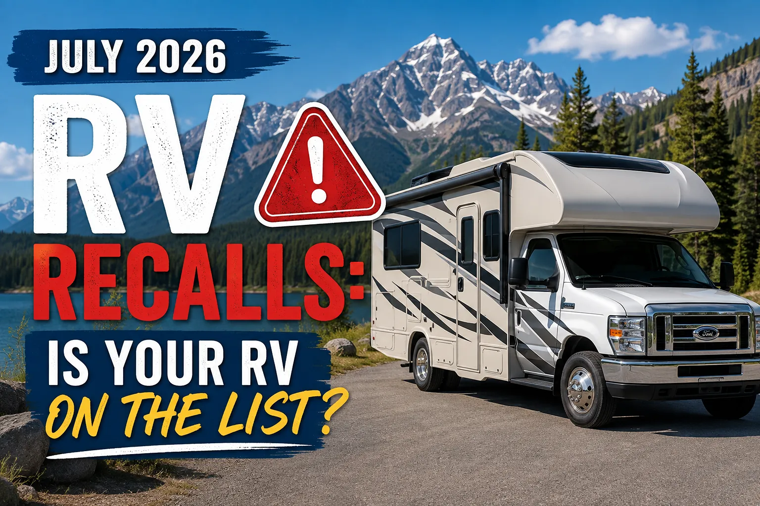RV RECALLS JULY 2026