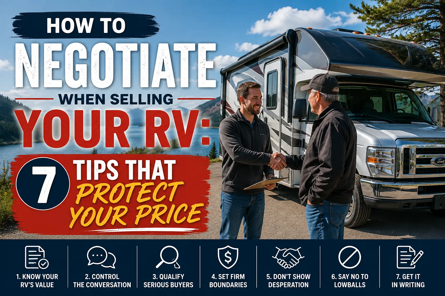 HOW TO NEGOTIATE WHEN SELLING YOUIR RV