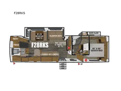 2026 Outdoors Glacier Peak Titanium Series F28RKS photo 30