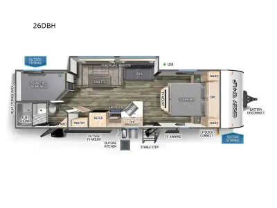 2024 Forest River CHEROKEE GREY WOLF 26DBH photo 2
