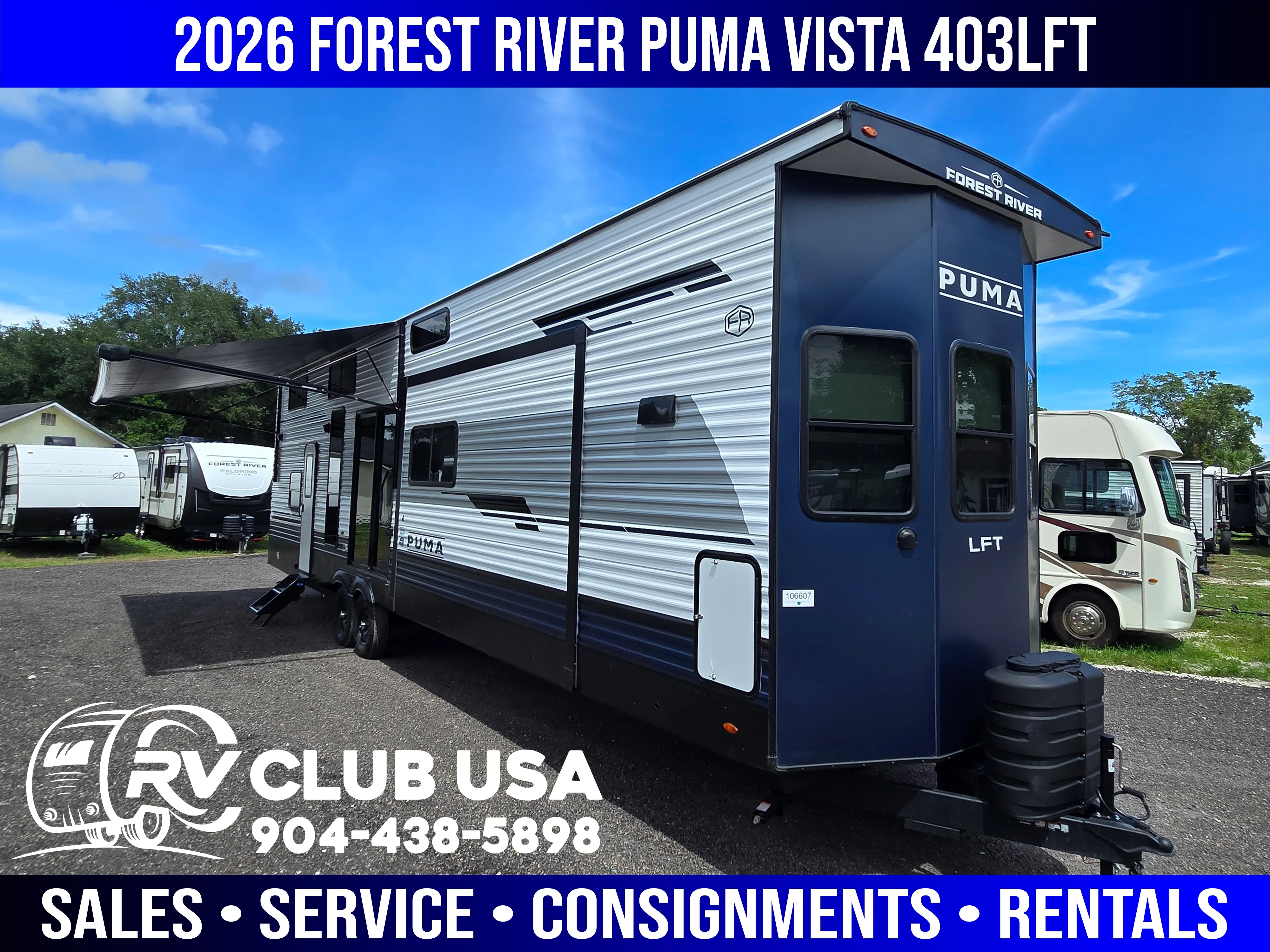 2026 Forest River PUMA VISTA 403LFT exterior