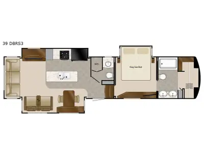 2017 Drv Mobile Suites 39 DBRS3 photo 2