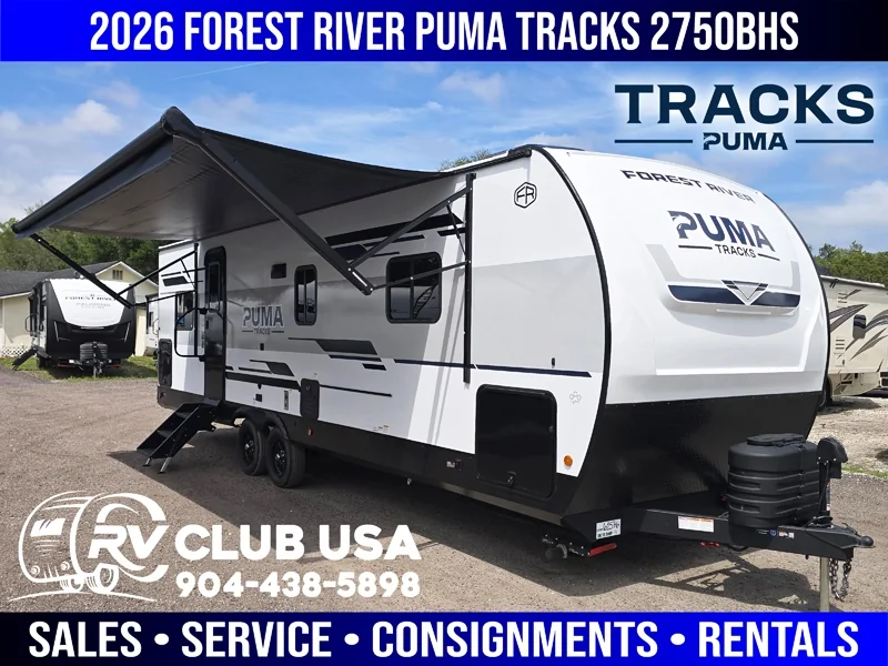 2026 Forest River PUMA TRACKS 2750BHS exterior