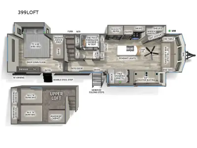 2025 Forest River Sierra Destination Trailers 399LOFT photo 34