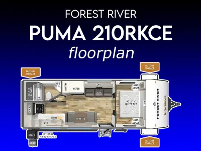 2026 Palomino PUMA CAMPING EDITION 210RKCE photo 2
