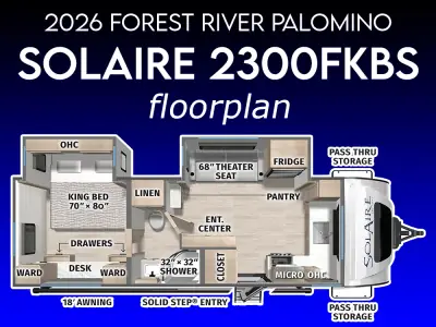2026 Palomino SOLAIRE 2300FKBS photo 2