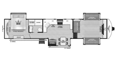 2026 East To West Blackthorn 3865FLR photo 32