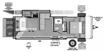2026 Forest River Salem FSX MAX Series 269VCX Platinum photo 32