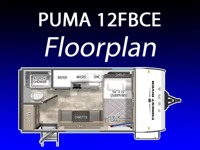 2025 Forest River PUMA 12FBCE CAMPING EDITION photo 2