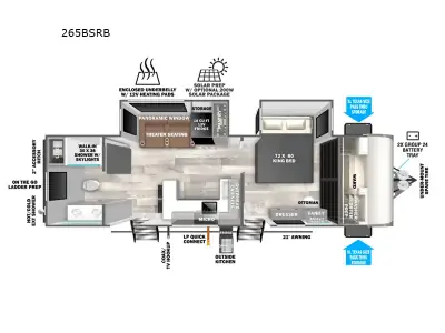 2025 Forest River Salem Hemisphere 265BSRB photo 2