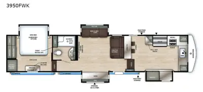 2021 Forest River RiverStone Reserve Series 3950FWK photo 2