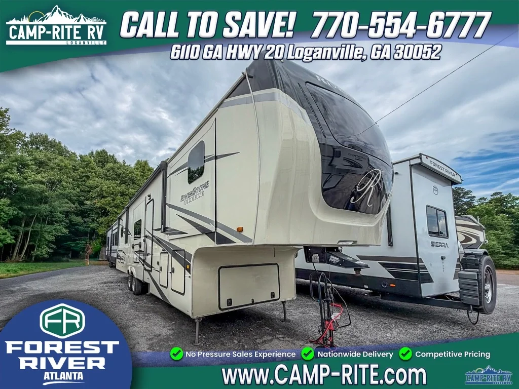 2021 Forest River RiverStone Reserve Series 3950FWK exterior