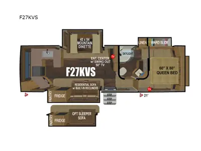 2023 Outdoors Glacier Peak Titanium Series F27KVS photo 20