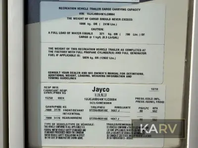 2019 Jayco North Point 315RLTS photo 4