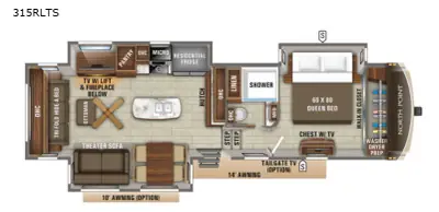 2019 Jayco North Point 315RLTS photo 2