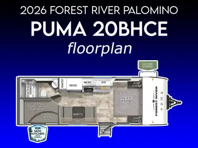 2026 Palomino PUMA CAMPING EDITION 20BHCE photo 2