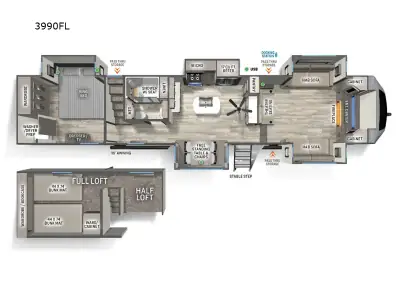 2025 Forest River Sandpiper 3990FL photo 2