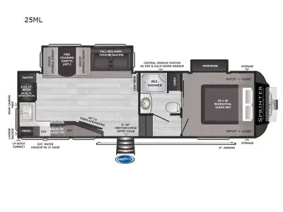 2021 Keystone Sprinter 25ML photo 2
