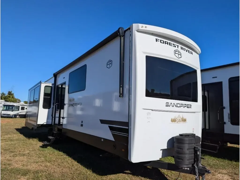 2026 Forest River Sandpiper Destination Trailers 396RKLR exterior