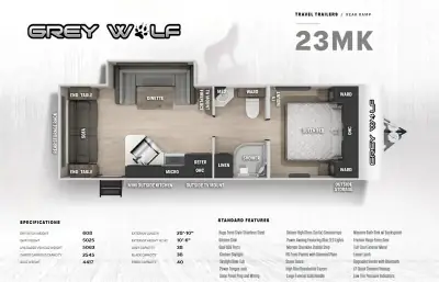 2023 Forest River CHEROKEE GREY WOLF 23MK photo 19