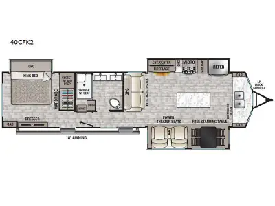 2022 Forest River Cedar Creek Cottage 40CFK2 photo 2