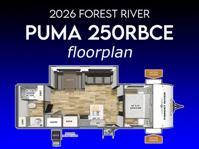 2026 Palomino PUMA CAMPING EDITION 250RBCE photo 2