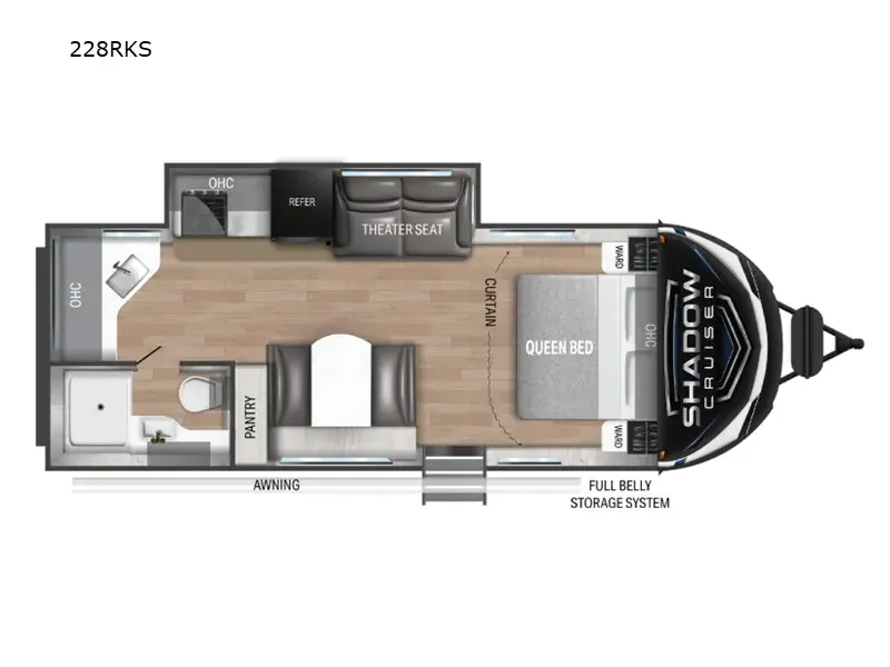 2023 Cruiser Shadow Cruiser 228RKS exterior