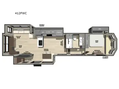 2026 Forest River Cedar Creek Cottage Fifth Wheels 412FWC photo 2