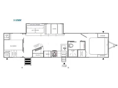New 2027 Forest River Cherokee Alpha Wolf 31DBX-L