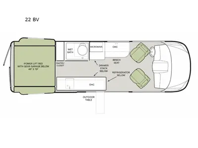 New 2026 Tiffin Motorhomes GH2 22 BV