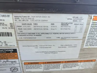 2022 Thor Motor Coach A.C.E. photo 7