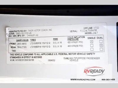 2023 Thor Motor Coach Four Winds Sprinter photo 35