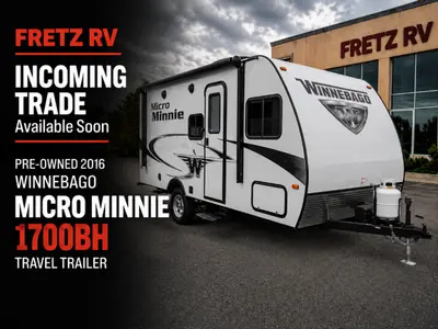 Used 2016 Winnebago Micro Minnie 1700BH