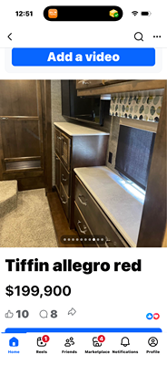 2020 TIFFIN MOTORHOMES ALLEGRO RED photo 3
