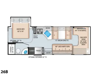 2021 Thor Motor Coach Chateau 26B photo 19