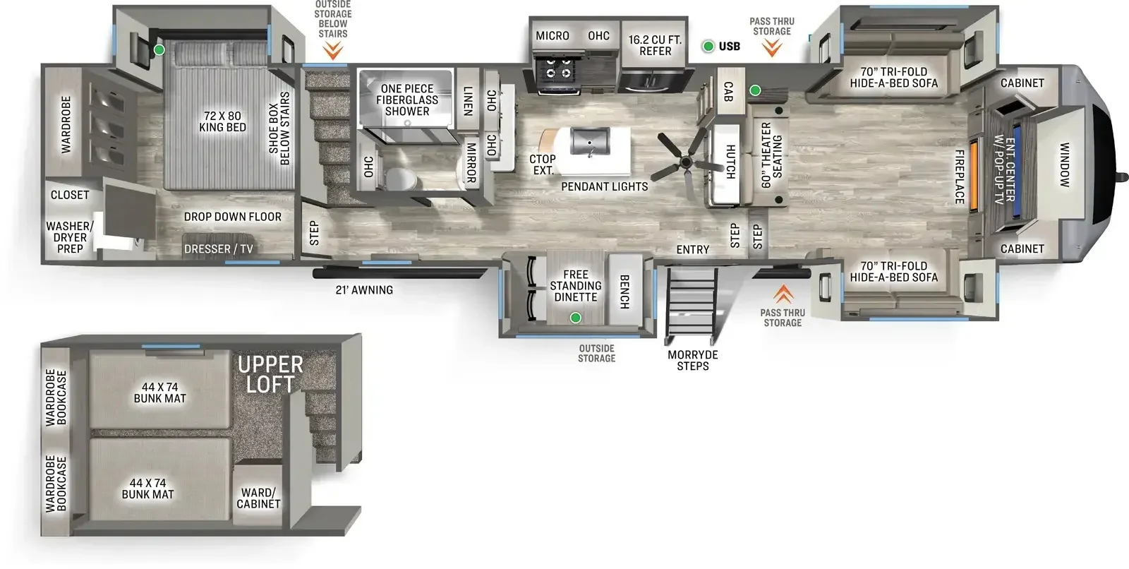 2026 Forest River SANDPIPER 3990FL exterior