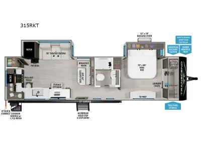 2025 Grand Design Transcend 315RKT photo 2
