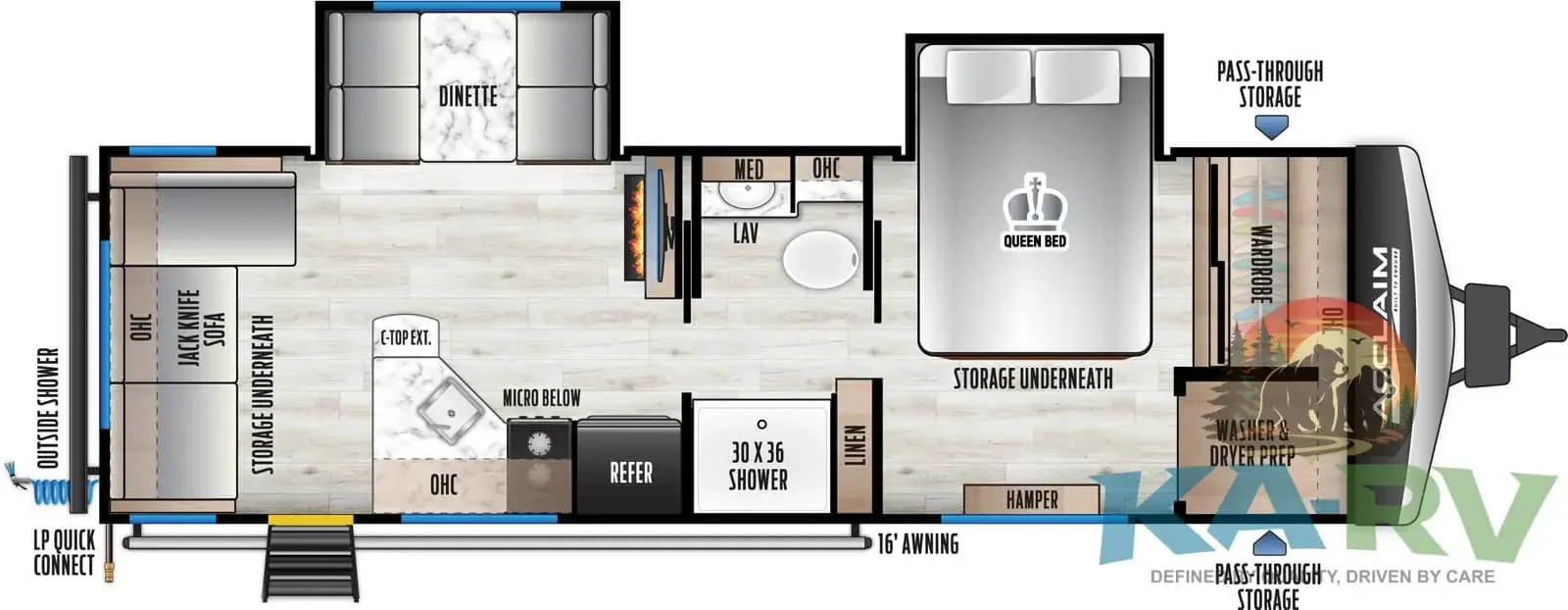 2026 East To West acclaim 2550DS exterior