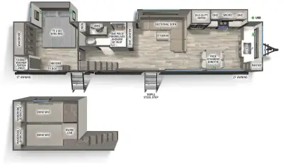 2026 Forest River DESTINATION 421FKL
