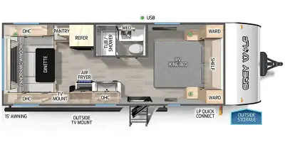 2026 Forest River Cherokee Grey Wolf 20RDSE photo 2