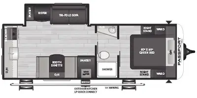 2026 Keystone Passport SL Series East 2450RK photo 8