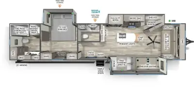 2026 Forest River DESTINATION 388JW