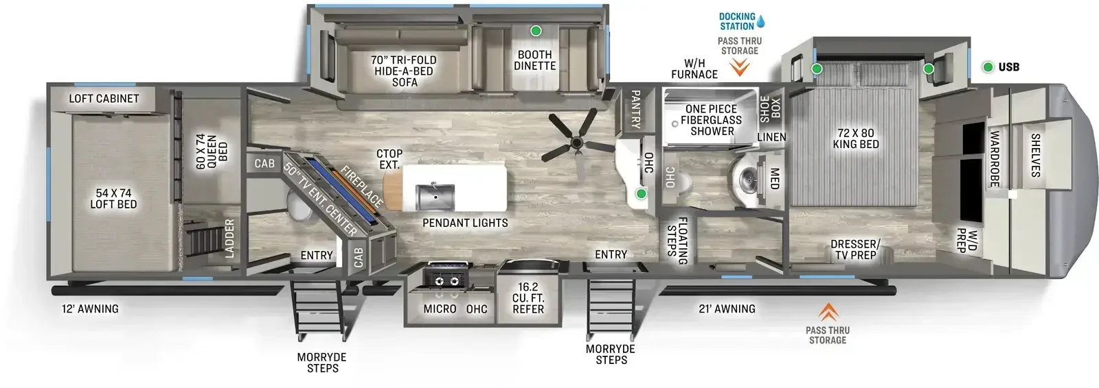 2026 Forest River SANDPIPER 3550BH exterior