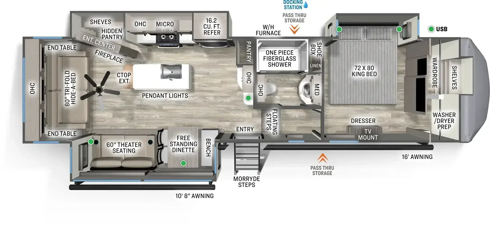2026 Forest River SANDPIPER 3370RLS exterior