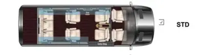 2021 Midwest Automotive Designs Business Class Standard Bench photo 55