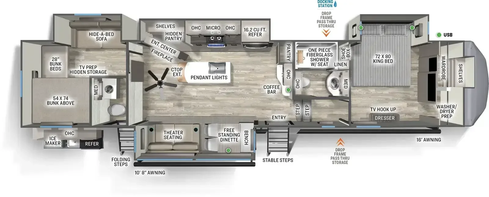 2026 Forest River SANDPIPER 3880BH exterior