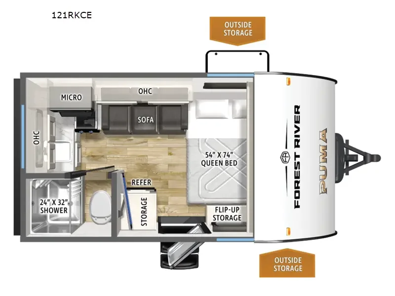 2026 Palomino PALOMINO PUMA 121RKCE exterior