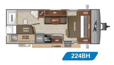 2020 Jayco JAY FLIGHT SLX 224BH photo 2
