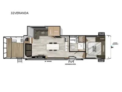 2025 Forest River Wildwood 32VERANDA photo 2