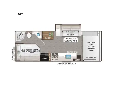2024 Thor Motor Coach Four Winds 26X photo 2